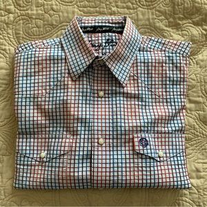 WRANGLER MENS GEORGE STRAIT WESTERN SNAP SHIRT.